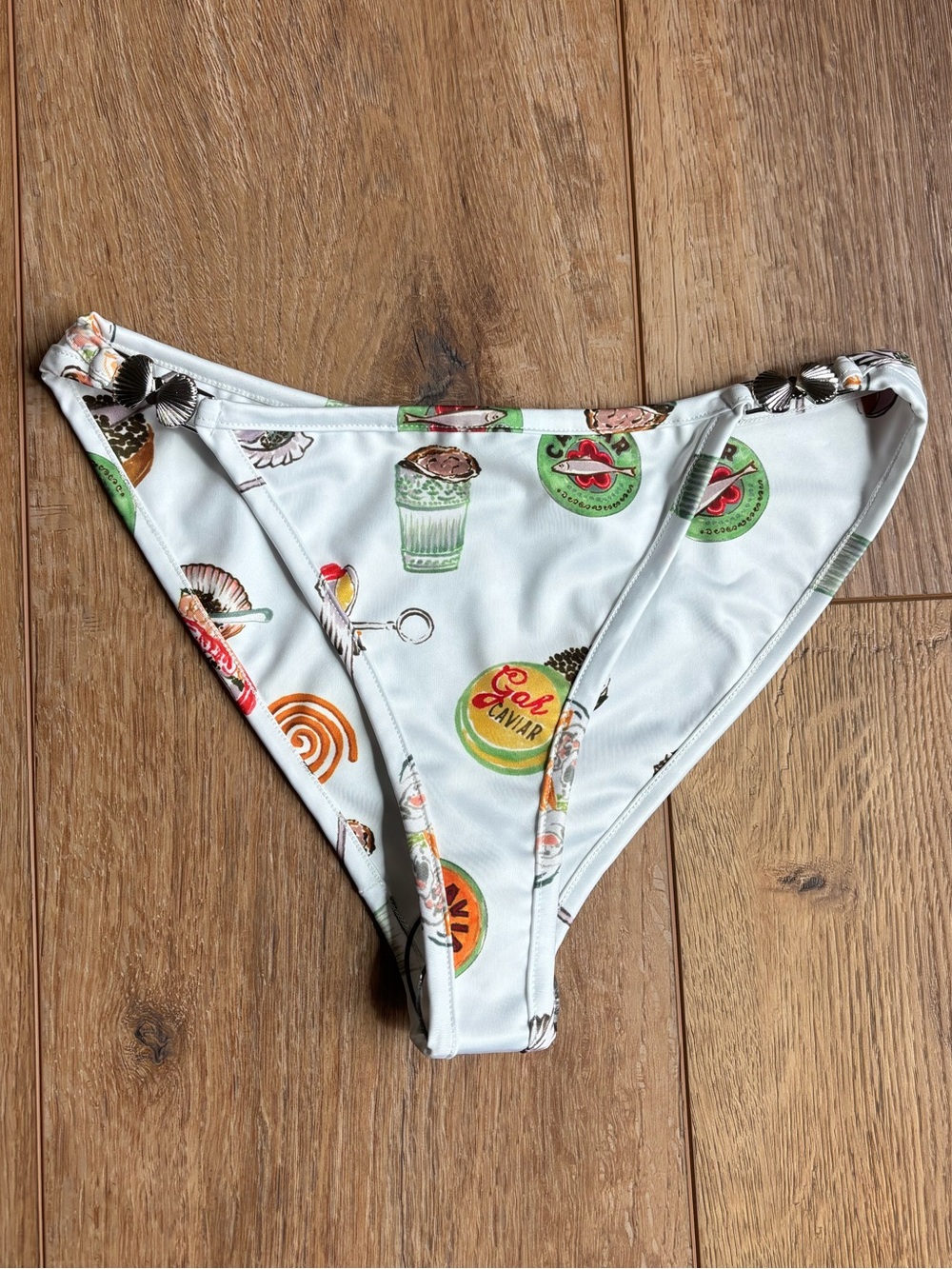 Lisa Says Gah Caviar Dreams Bikini Swimsuit Bottom NWOT - XS